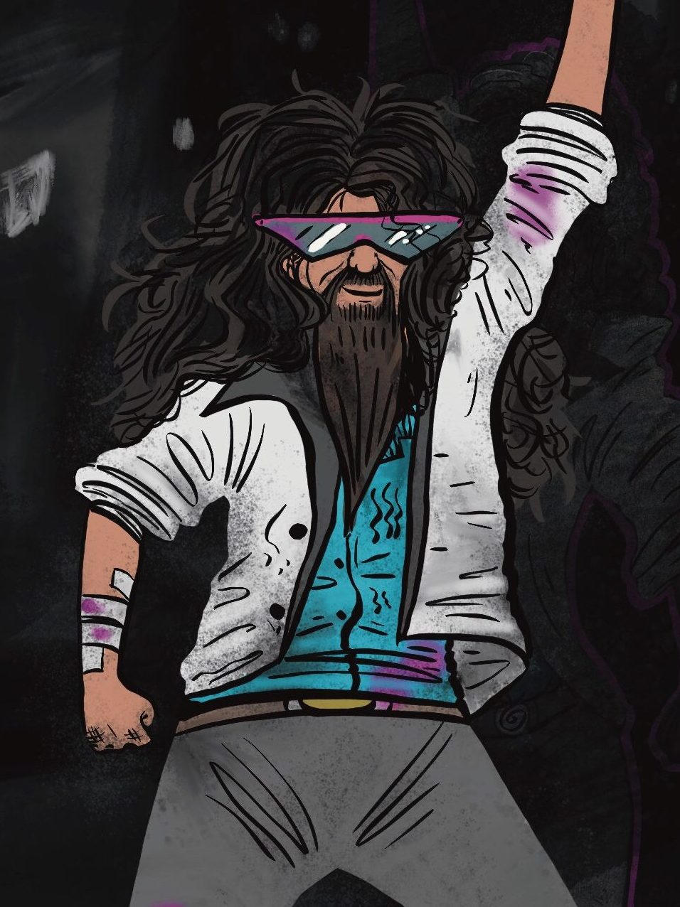 The former Duke of Disco in '70s Southwind, Walter is a homeless man with a tragic past and a street rat lifestyle. He's also recently discovered he can never truly die, which further complicates things.